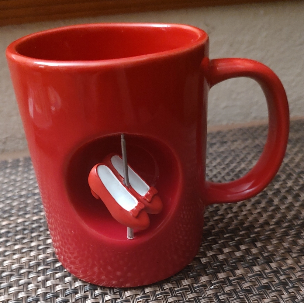 Ruby Slippers wizard of Oz mug. 12oz.